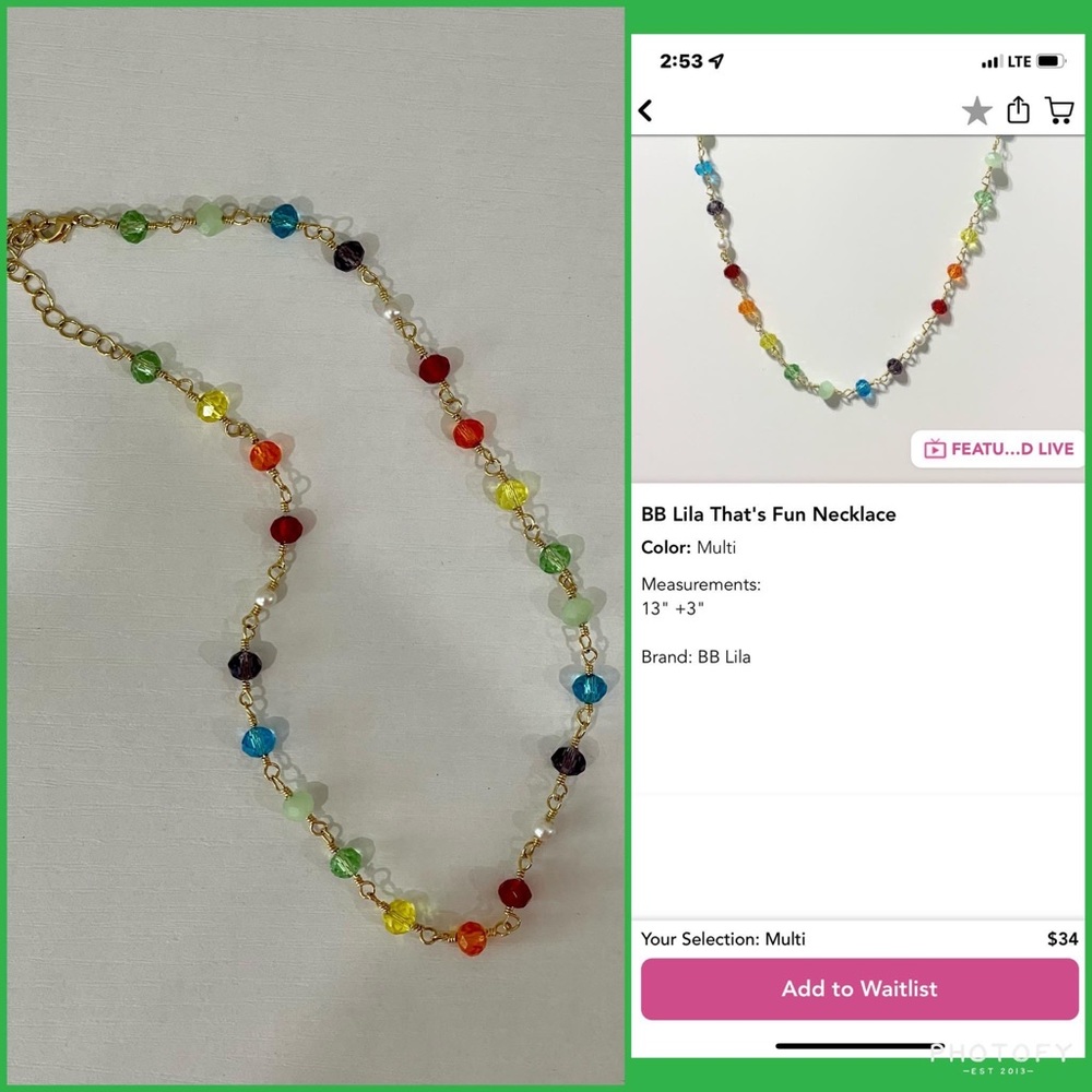 Bb Lila "that's fun" choker